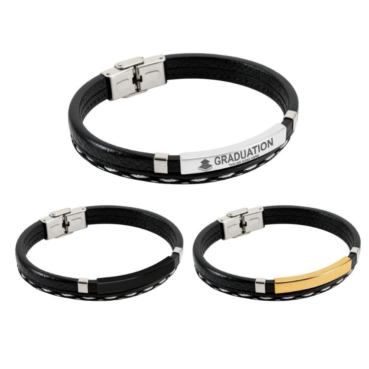 Picture of Personalized Leather Bracelet