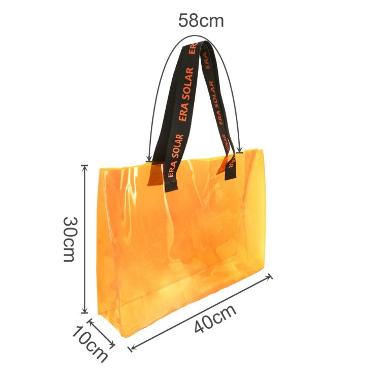 Picture of PVC Colorful Clear Tote Bag