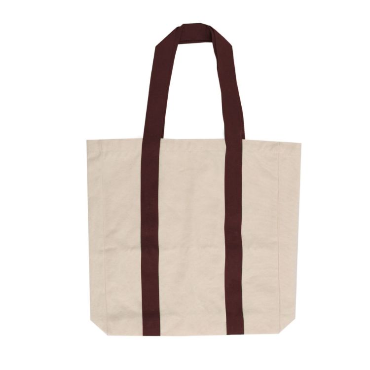 Picture of Custom Woven Handle Tote Bag