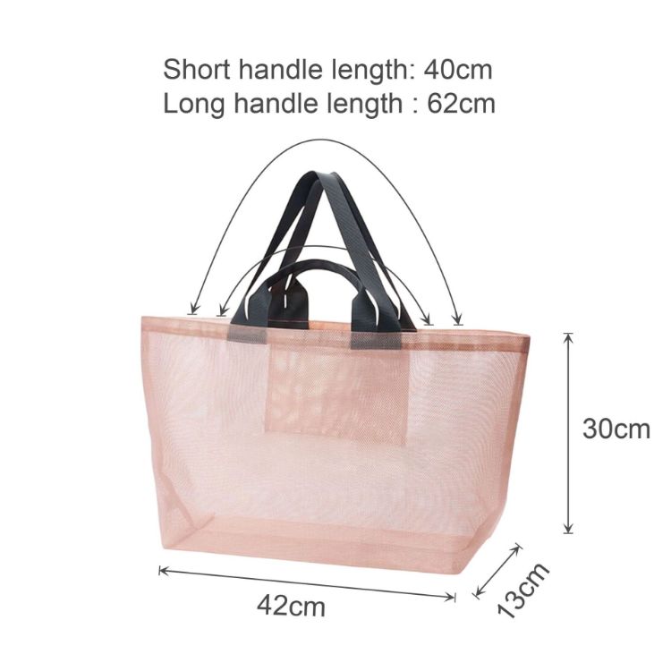 Picture of Premium Large Mesh Beach Tote Bag