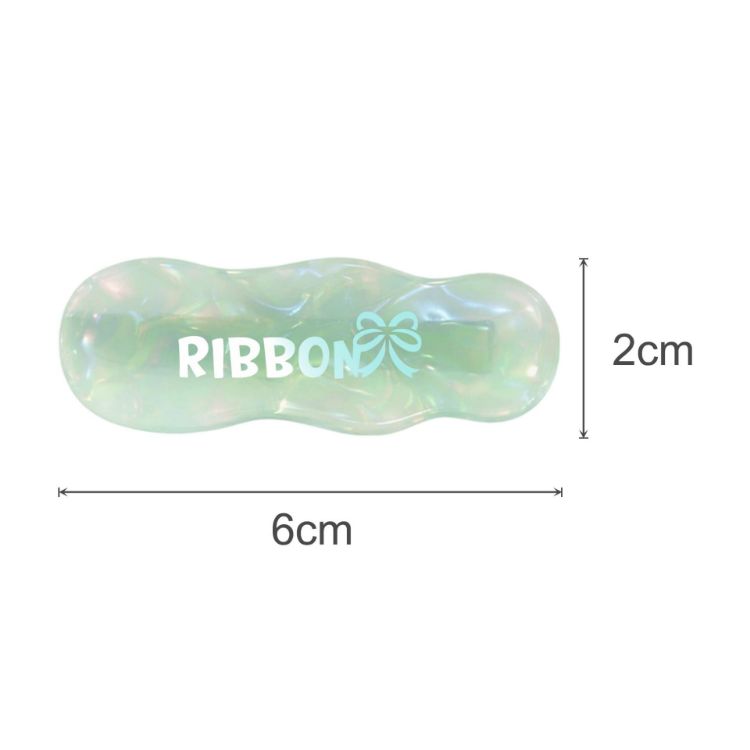 Picture of Ripple Iridescent Alligator Hair Clip