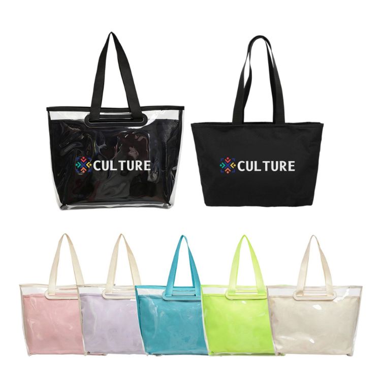 Picture of Tote Bag With Detachable PVC Cover