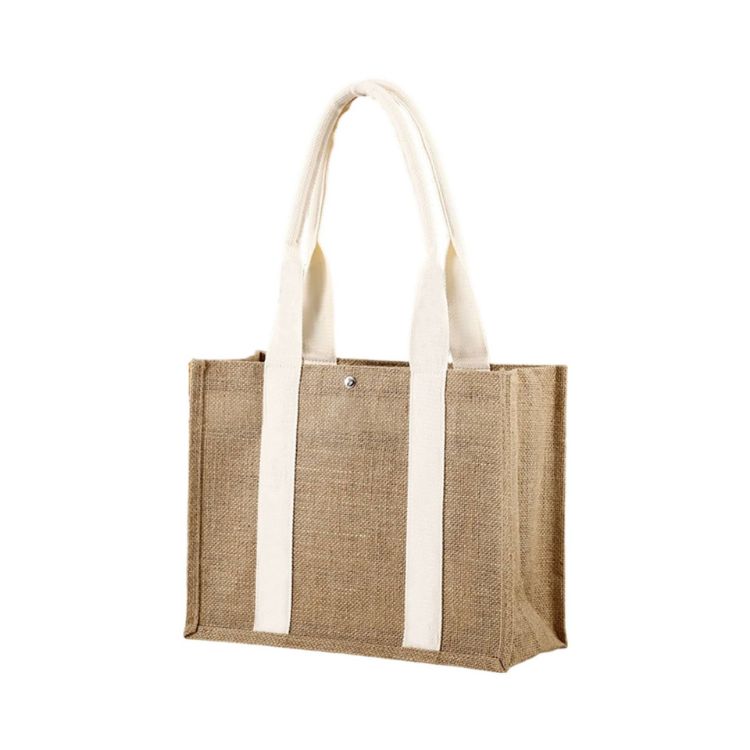 Picture of Custom Handle Jute Tote Bag