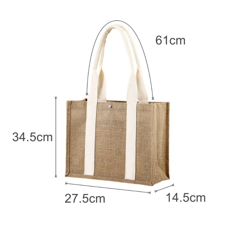 Picture of Custom Handle Jute Tote Bag