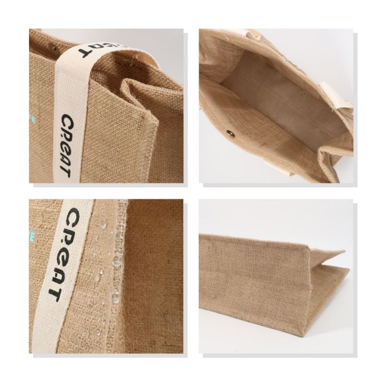 Picture of Custom Handle Jute Tote Bag