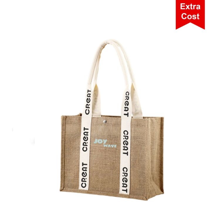 Picture of Custom Handle Jute Tote Bag