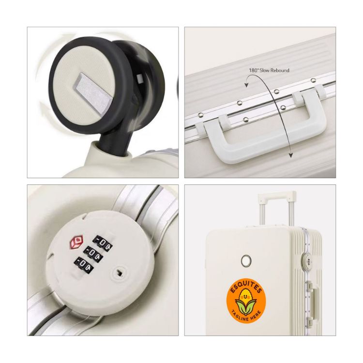 Picture of Ribbed ABS suitcase