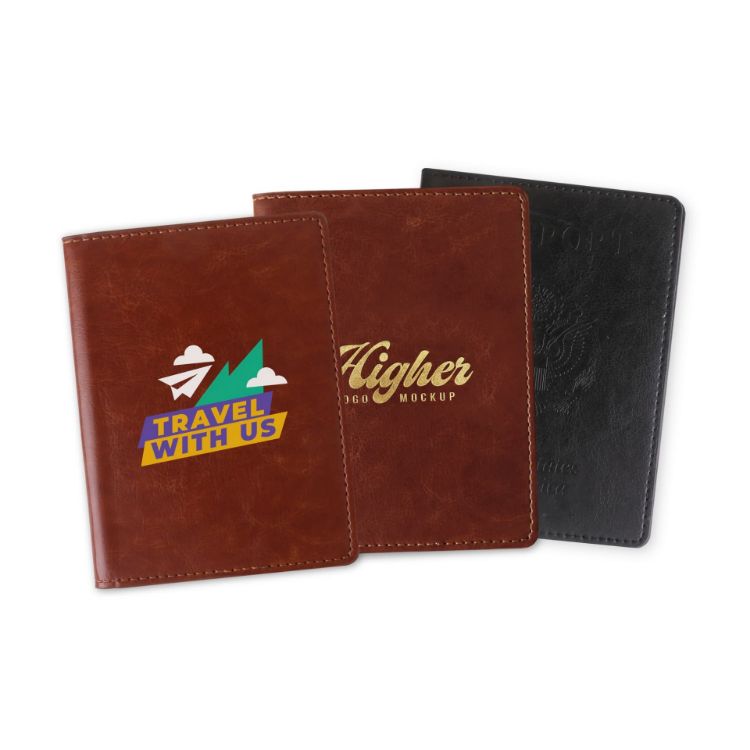 Picture of PU Leather Passport Holder
