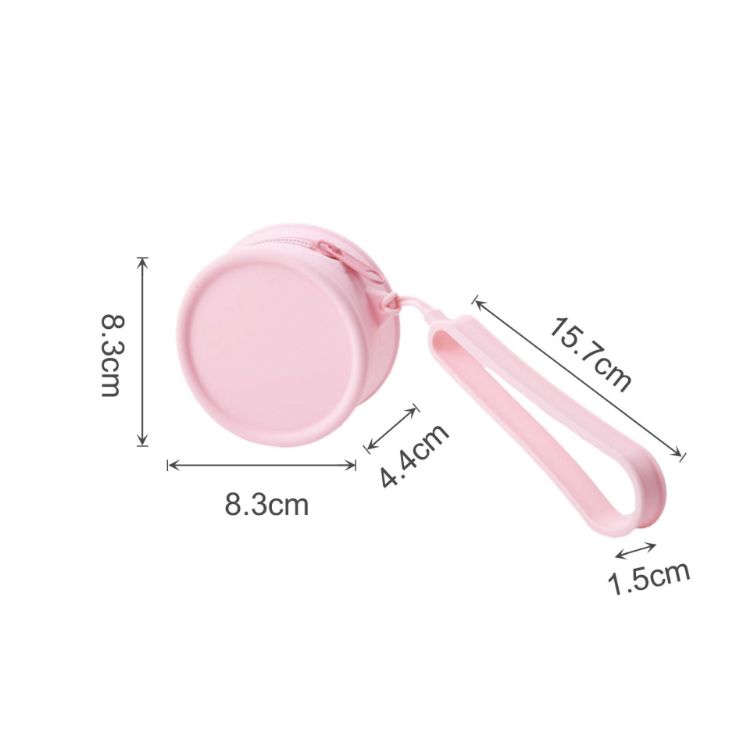 Picture of Round Silicone Coin Pouch