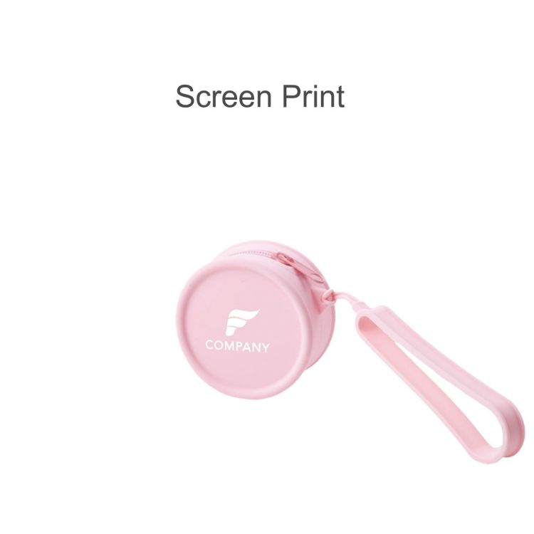 Picture of Round Silicone Coin Pouch