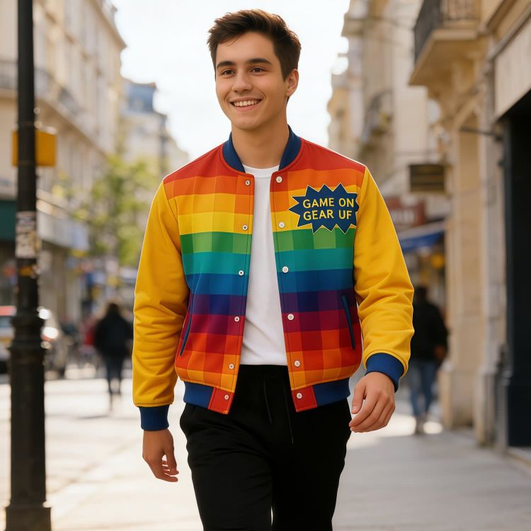 Picture of Unisex Polyester Spandex Sublimated Track Jacket