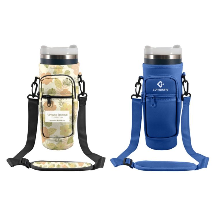 Picture of Water Bottle Carrier Bag With Phone Pocket For Stanley Cup