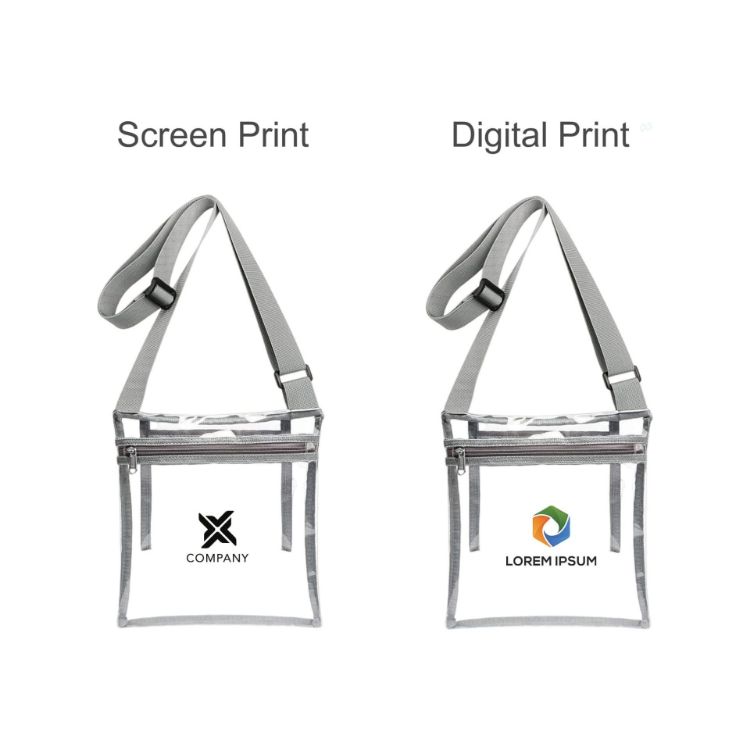 Picture of PVC Clear Crossbody Bag With Inner Pouch