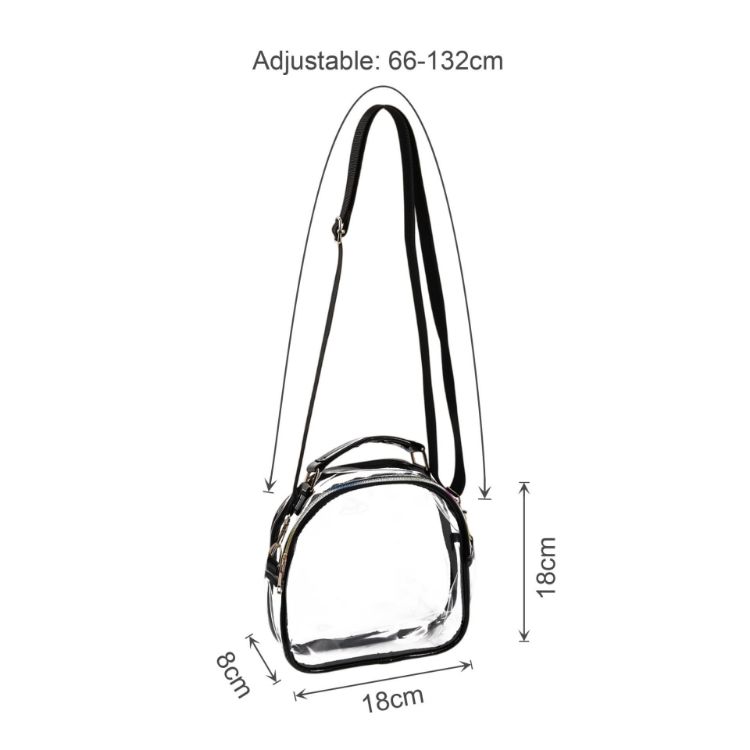 Picture of PVC Clear Waterproof Crossbody Bag