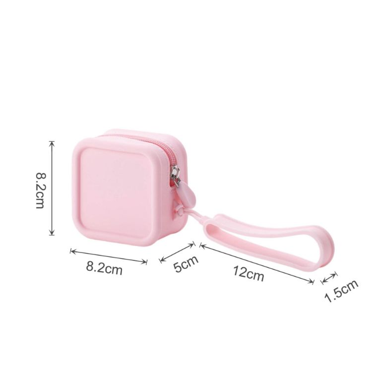 Picture of Square Silicone Coin Pouch