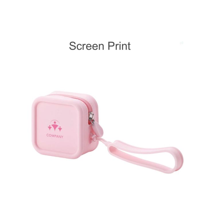 Picture of Square Silicone Coin Pouch
