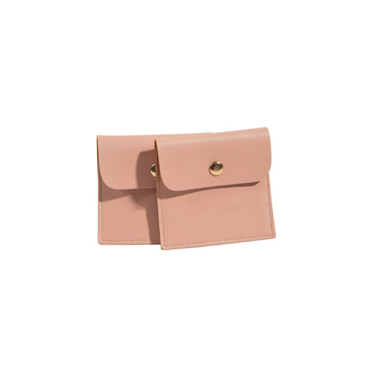 Picture of Square PU Leather Jewellery Pouch