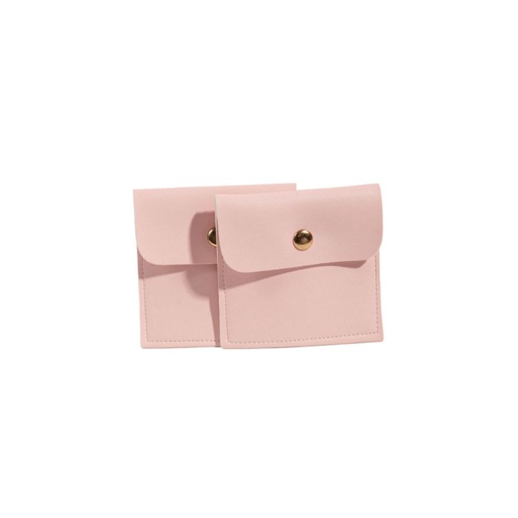 Picture of Square PU Leather Jewellery Pouch