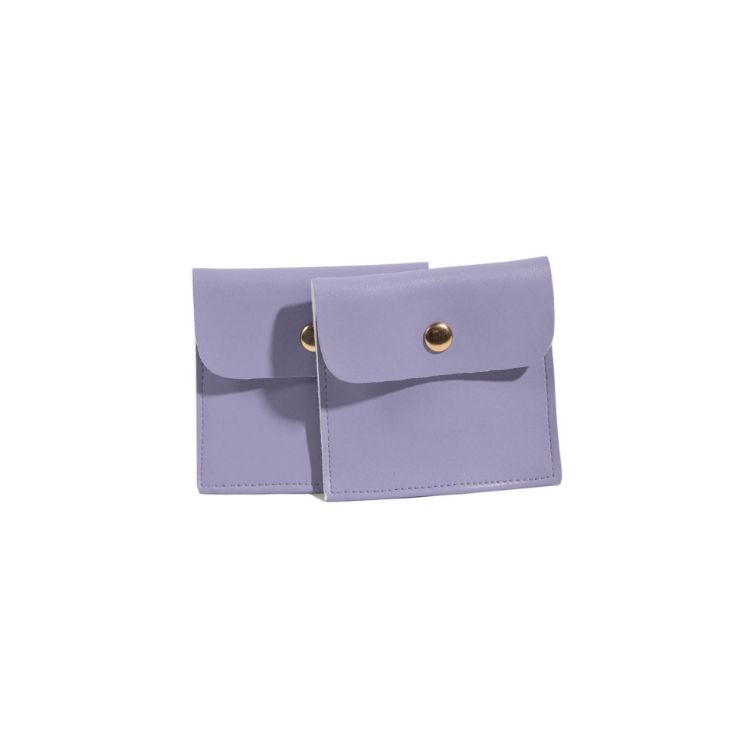 Picture of Square PU Leather Jewellery Pouch