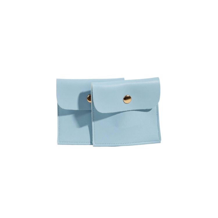 Picture of Square PU Leather Jewellery Pouch