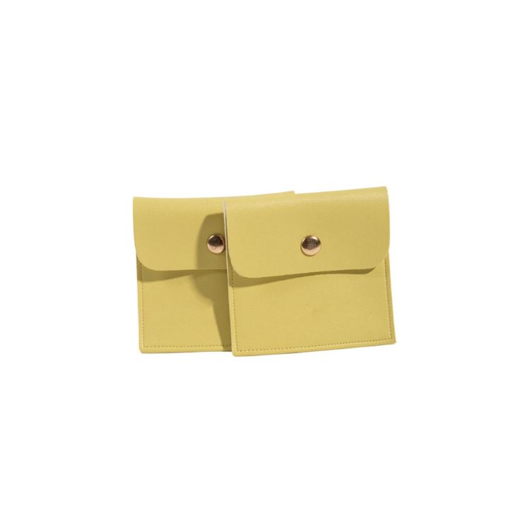Picture of Square PU Leather Jewellery Pouch