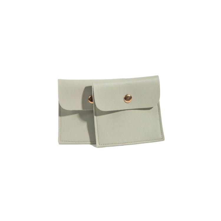 Picture of Square PU Leather Jewellery Pouch