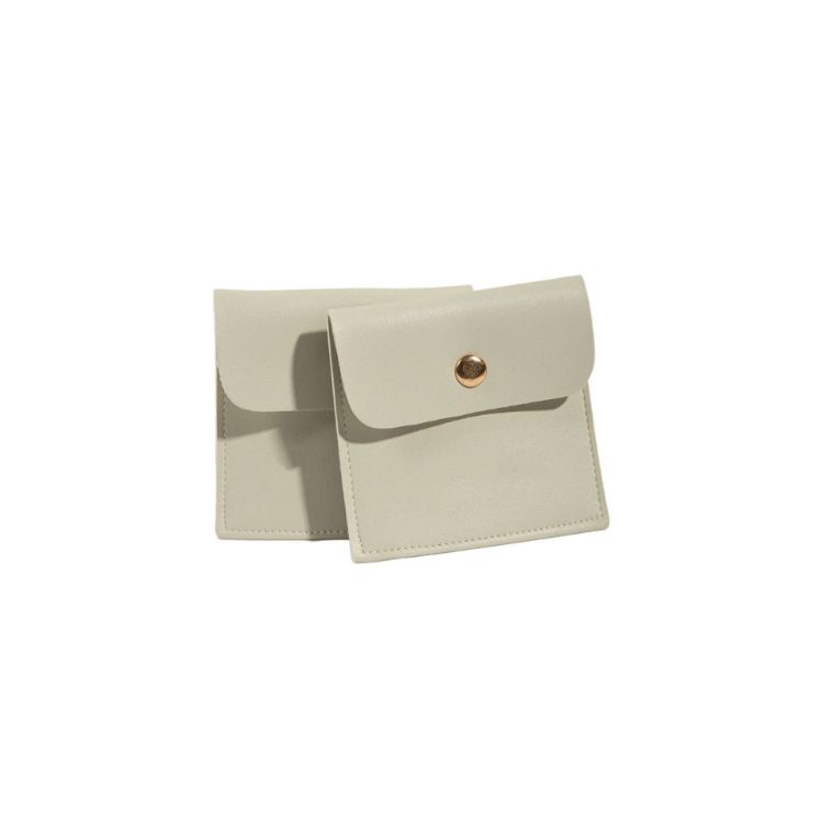 Picture of Square PU Leather Jewellery Pouch