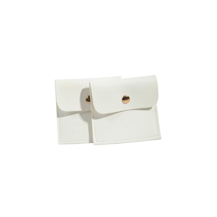 Picture of Square PU Leather Jewellery Pouch
