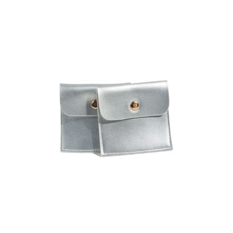 Picture of Square PU Leather Jewellery Pouch