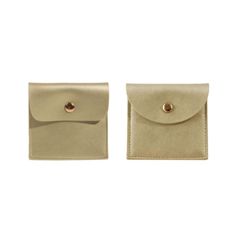 Picture of Square PU Leather Jewellery Pouch