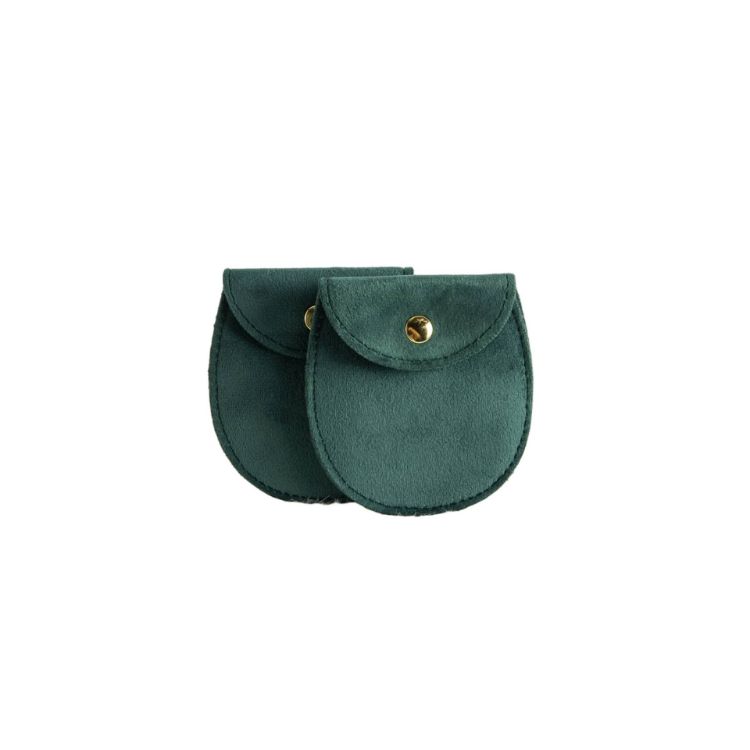 Picture of Oval Velvet Jewellery Pouch