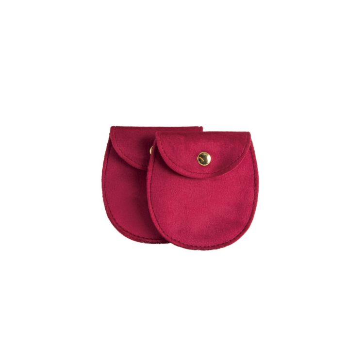 Picture of Oval Velvet Jewellery Pouch