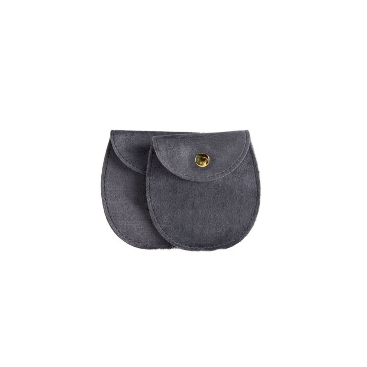 Picture of Oval Velvet Jewellery Pouch