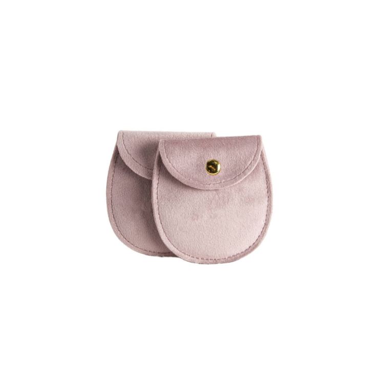 Picture of Oval Velvet Jewellery Pouch