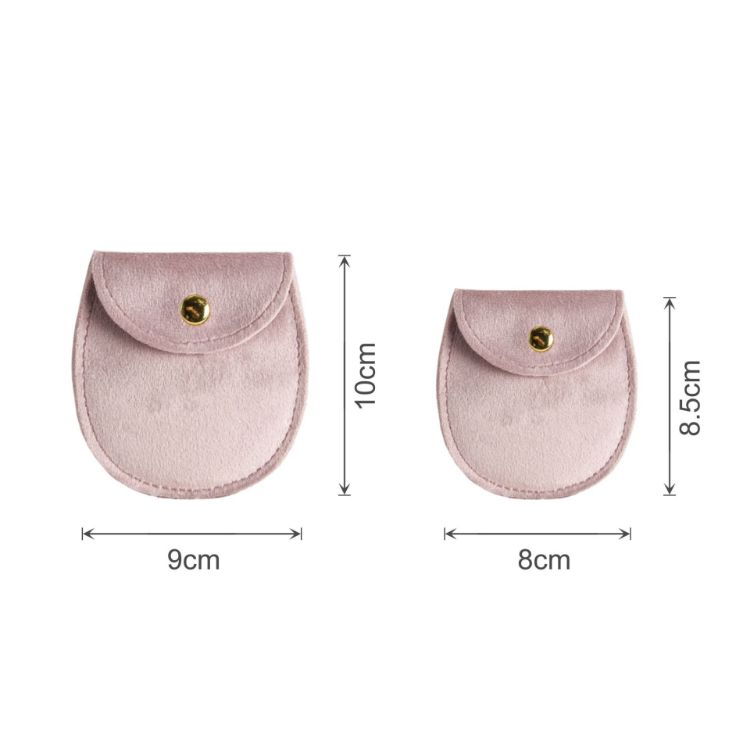 Picture of Oval Velvet Jewellery Pouch
