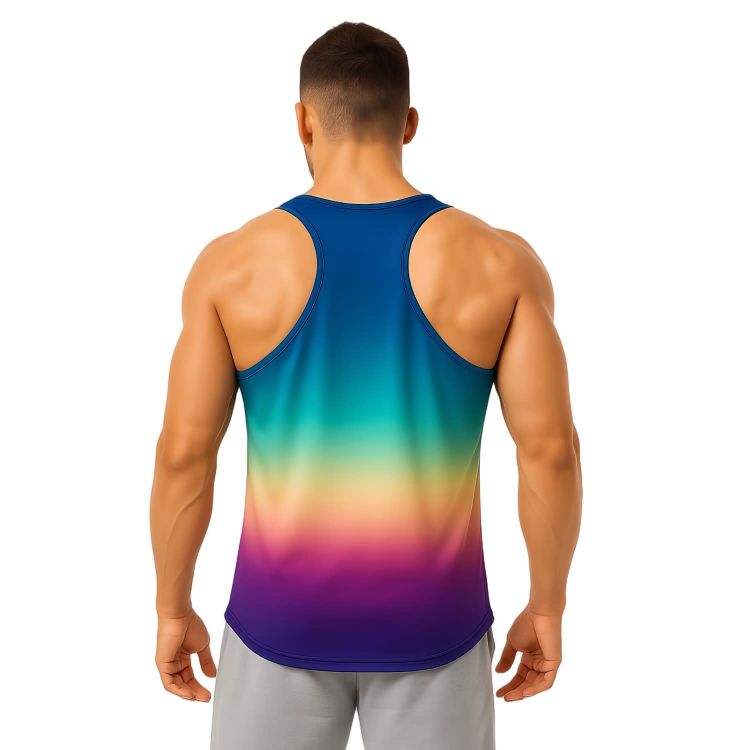 Picture of 100% Polyester Micro Mesh Sublimated Crew Neck Racerback Singlet