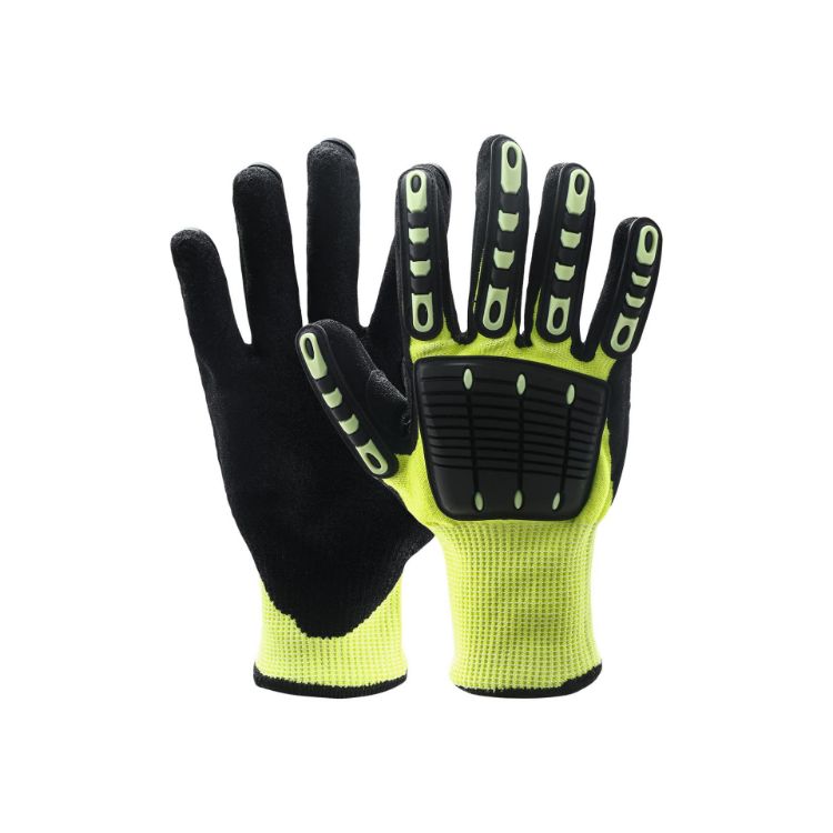 Picture of Heavy Duty Safety Work Gloves With Reinforced Thumb Web