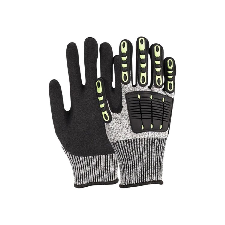 Picture of Heavy Duty Safety Work Gloves With Reinforced Thumb Web