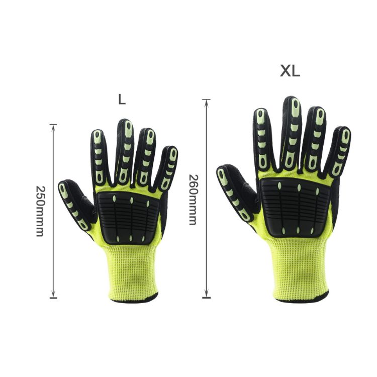 Picture of Heavy Duty Safety Work Gloves With Reinforced Thumb Web
