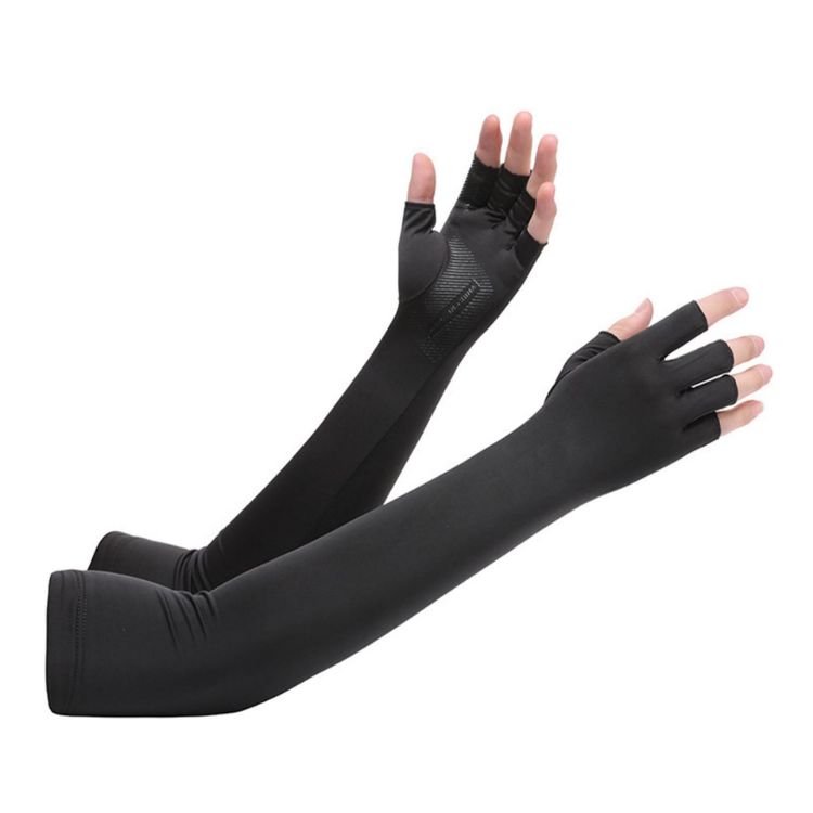 Picture of Long Sleeve Sun Protective Fingerless Gloves