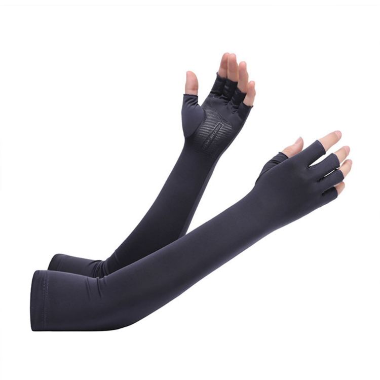 Picture of Long Sleeve Sun Protective Fingerless Gloves