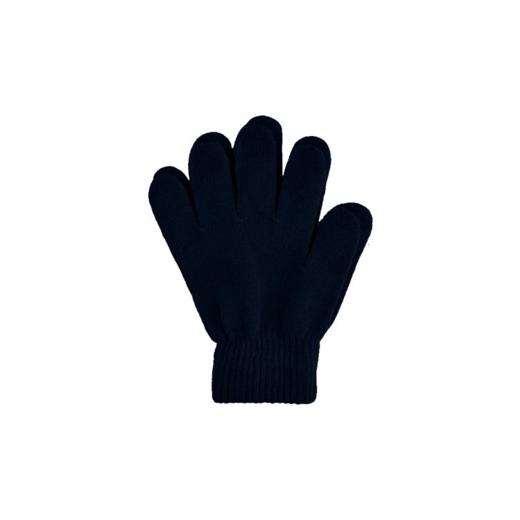 Picture of Kids Plain Knitted Gloves with Woven Label