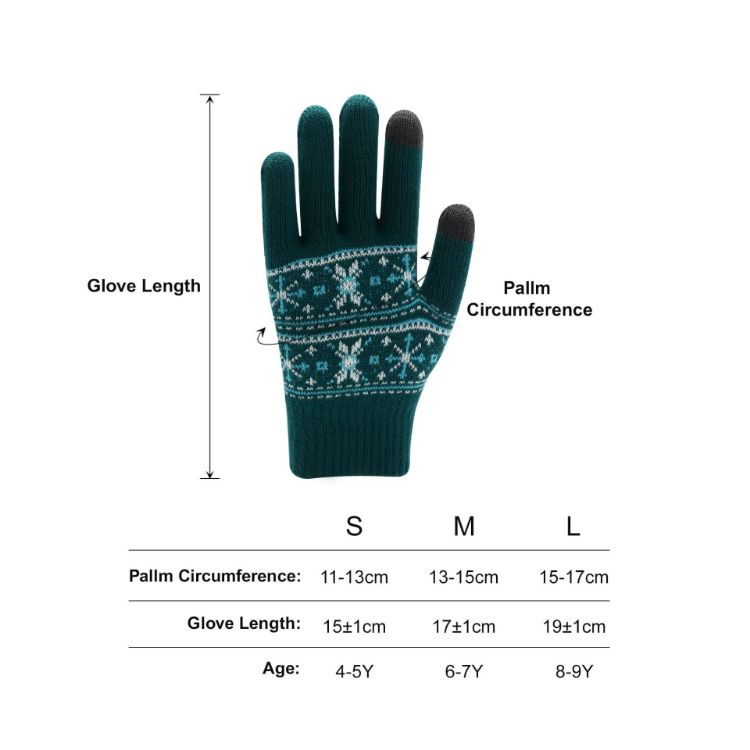 Picture of Kids Jacquard Gloves