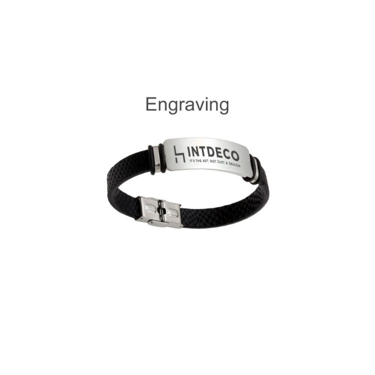Picture of Engraved Leather Bracelet