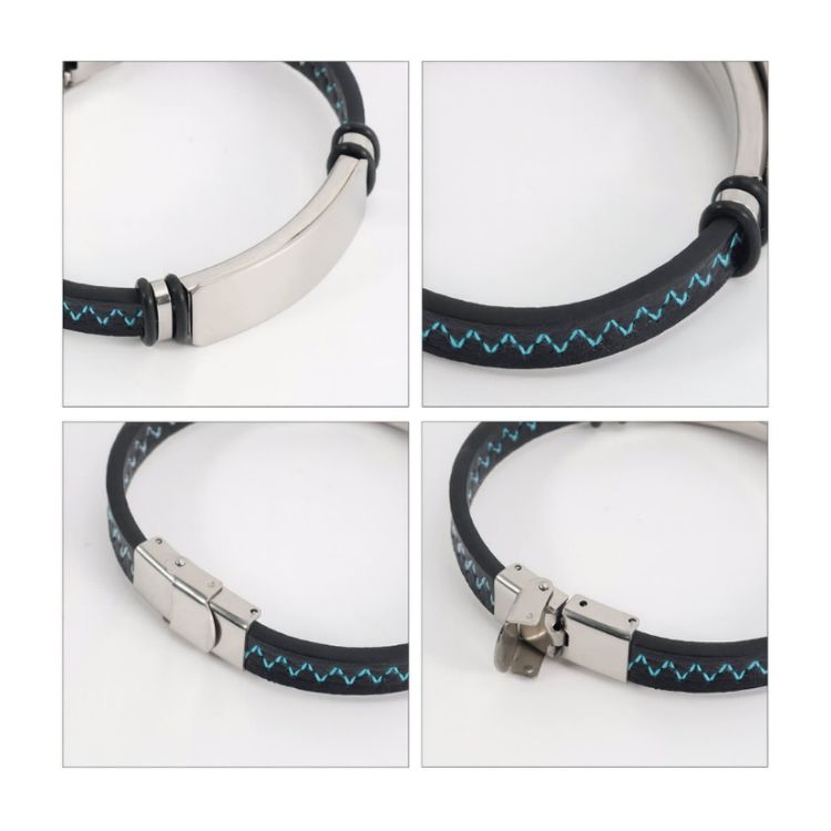 Picture of Engraved Leather Bracelet