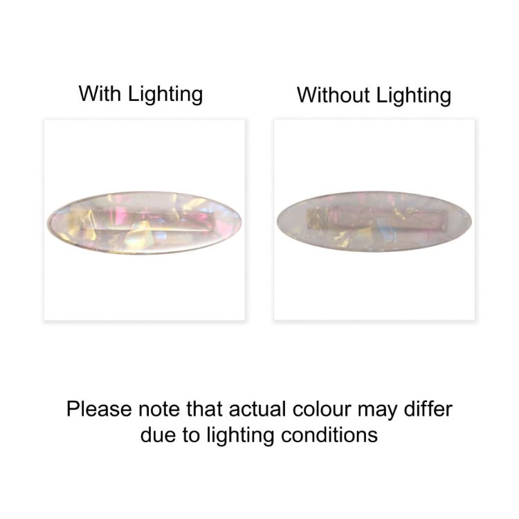 Picture of Oval Iridescent Alligator Hair Clip