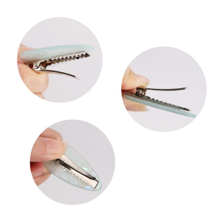 Picture of Teardrop Iridescent Alligator Hair Clip