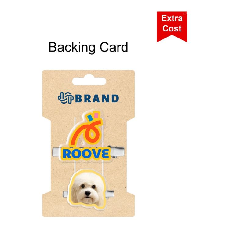 Picture of Custom Shape Acrylic Hair Clip