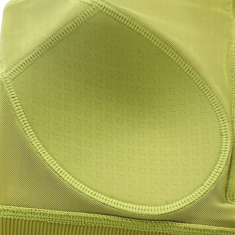 Picture of Women's Zip-Front Racerback Yoga Crop Bra Tank