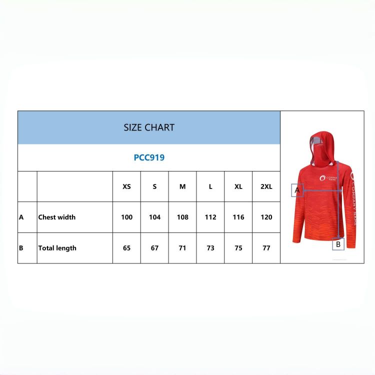 Picture of Men's Polyester Spandex Sublimated Sun Protection Fishing Hoodie With Pocket